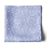 FOUR IN ONE PASTEL LILAC SILK POCKET SQUARE